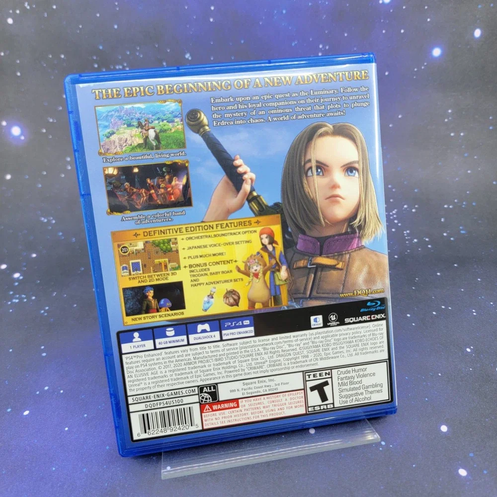 Dragon Quest XI S Echoes of an Elusive Age Definitive Edition Playstation 4 A